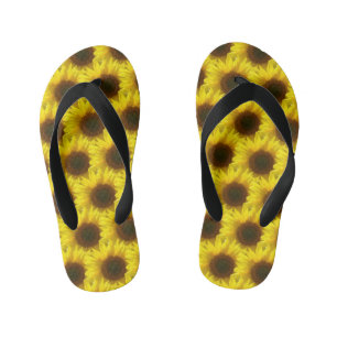 Joli tongs de tournesol