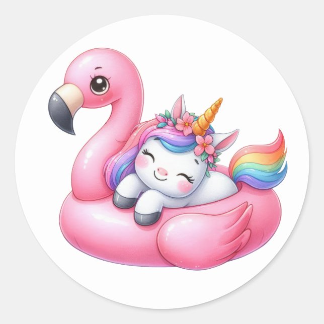 Joli Unicorn Pool Stickers (Devant)