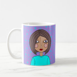 Joli visage Stylisé Mug