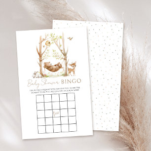 Joli Woodland Baby Boy Douche Bingo Jeu