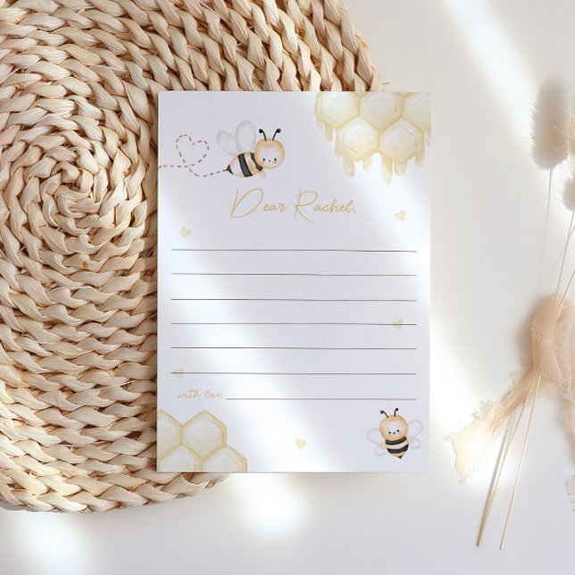 Jolie abeille miel Première carte de capsule tempo (Créateur téléchargé)