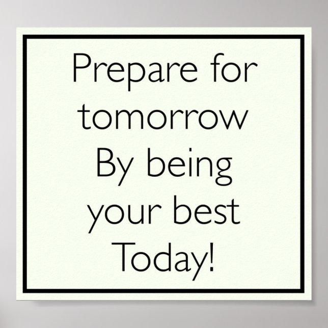 Jolie affiche de citation inspirante (Devant)