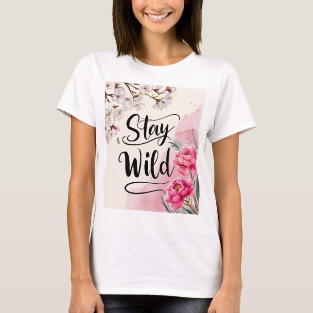 Jolie Anime Girl Boire Boba Tea T-Shirt (Devant)