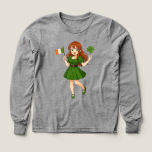 Jolie anime rousse Saint Patrick