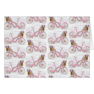 Jolie aquarelle peinture main vintage vélo