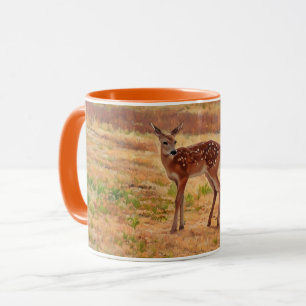 Jolie Baby Deer Fawn Art Mug Cup