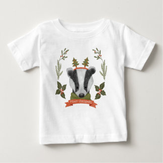 Jolie Badger Portrait Baby T-shirt