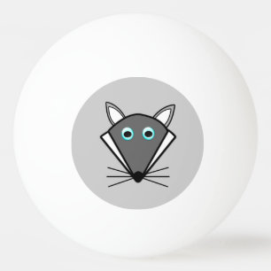 Jolie balle de Ping Pong Wolf Halloween