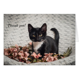 Jolie Bella Rose Carte de remerciements