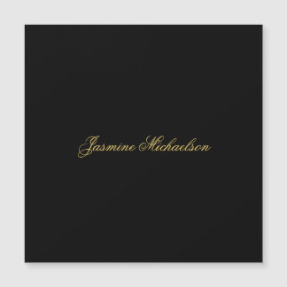 Jolie calligraphie chic nom noir et or
