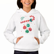 Jolie Canne en Bonbon et Décorations de Noël.