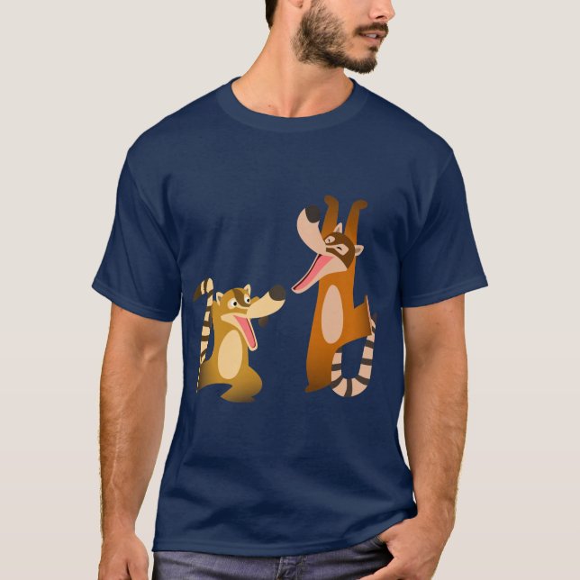 Jolie caricature Coatimundis T-shirt (Devant)