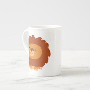 Jolie caricature Lion Bone China Mug