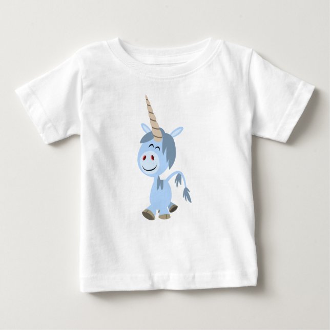 Jolie caricature Unicorn Baby T-shirt (Devant)