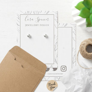 Jolie carte d'affichage des médias sociaux motifs