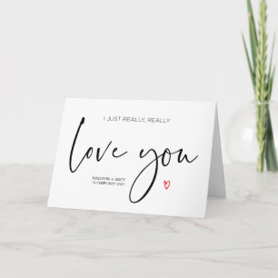 Jolie carte d'amour pour mari Cadeau pour petit am