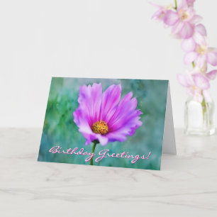 Jolie carte d'anniversaire de Fleur Rose