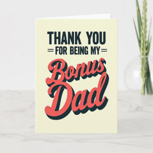 Jolie carte de bonus de fête des pères pour papa