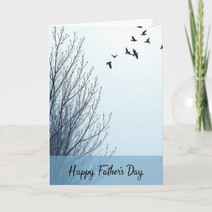 Jolie Carte de Branche d'Arbre pour la Fête des Pè