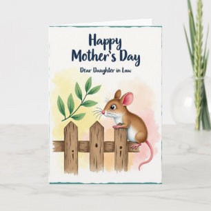 Jolie carte de clôture pour la fête des Mères