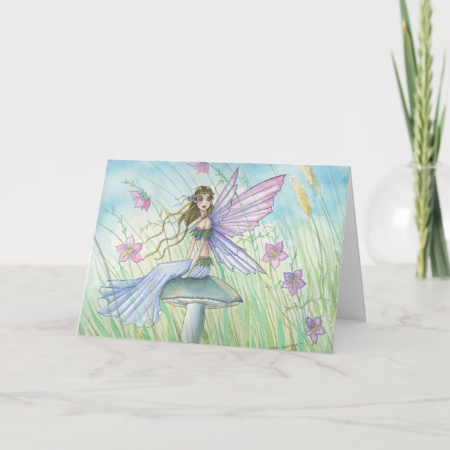Jolie carte de fée fantaisiste par Molly Harrison (Devant)