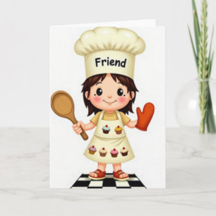 Jolie carte de fete des meres a cuisiner