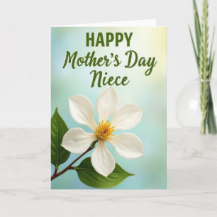 Jolie carte de fête des mères pour nièce