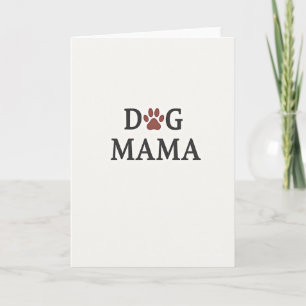 Jolie carte de fête des mères pour un animal de co