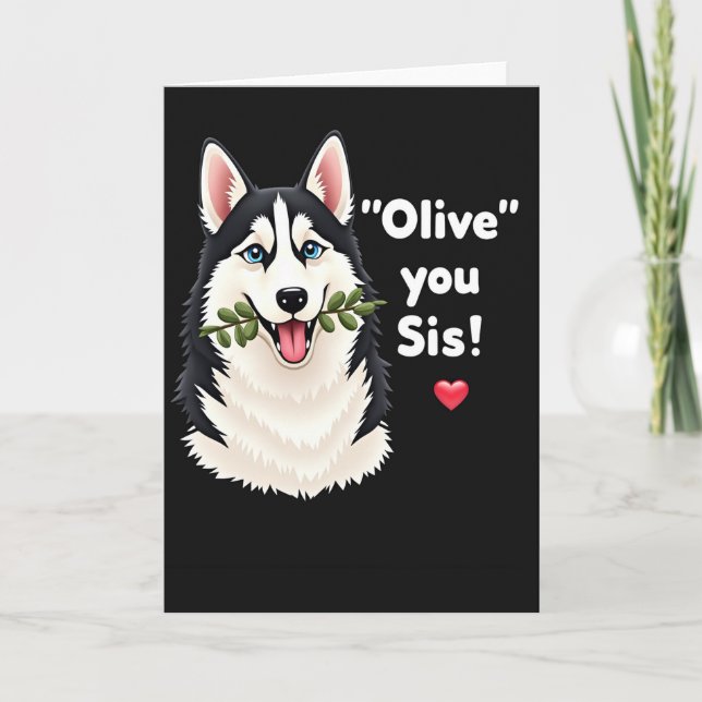 Jolie carte de fête des mères Wolf Pup (Devant)