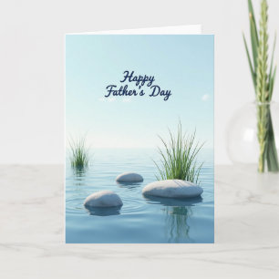 Jolie carte de fête des pères Stones