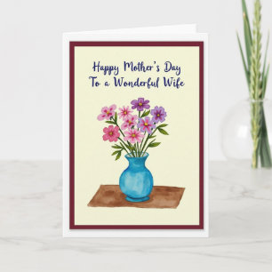 Jolie Carte de Mère Bouquet