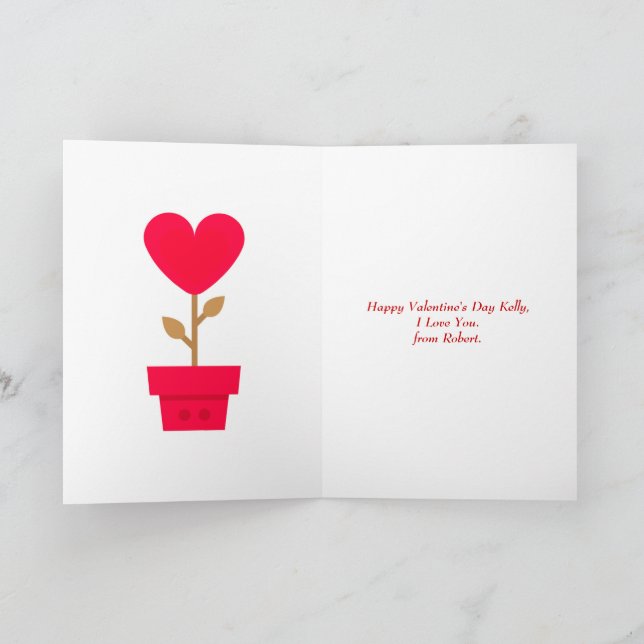Jolie carte de Saint-Valentin coquine (Intérieur)