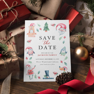 Jolie carte de sauvegarde de date pour la fête de
