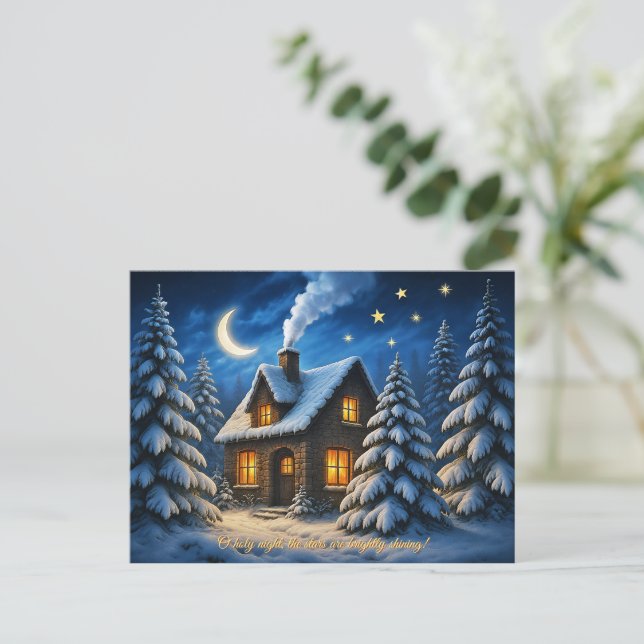 Jolie carte de vœux de Noël (Debout devant)