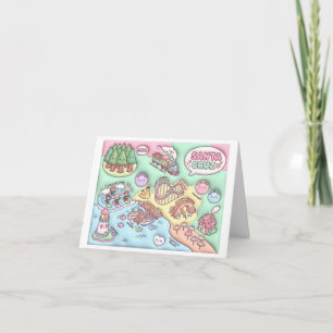 Jolie carte du quartier de Santa Cruz Californie U