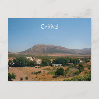 Jolie carte postale de Chirivel, Almeria, Espagne