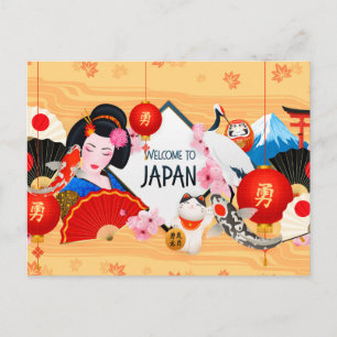 Jolie carte postale du Japon
