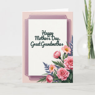 Jolie carte pour la fête des mères
