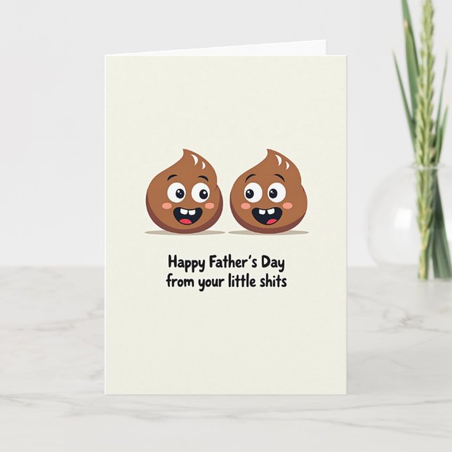 Jolie carte pour la fête des pères (Devant)