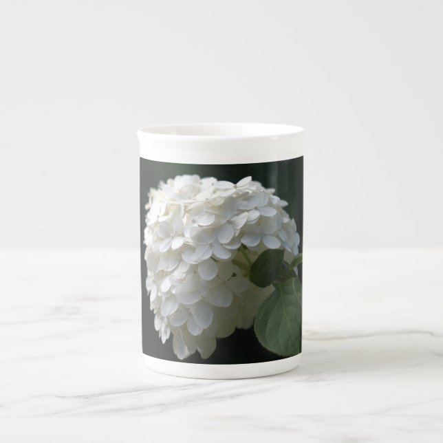Jolie chaux blanche Hydrangea Mug (Devant)