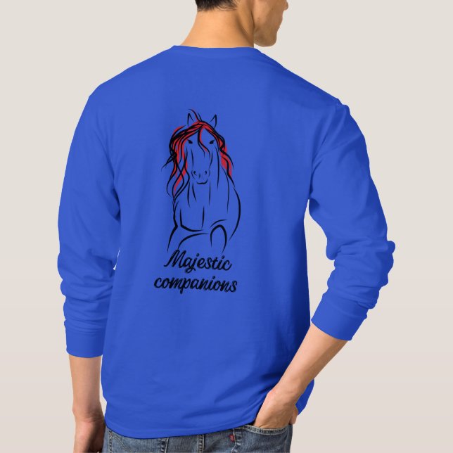 jolie conception de chevaux pour t-shirt (Dos)