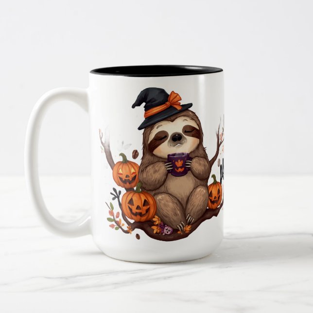 jolie couleur de mug Halloween (Gauche)