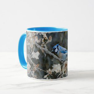 Jolie Coupe Blue Jay Bird Mug