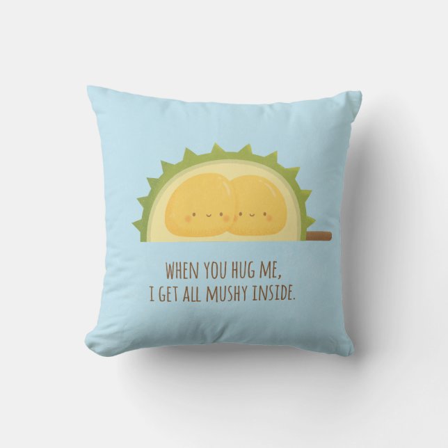 Jolie couverture de coussin avec des graines de du (Recto)