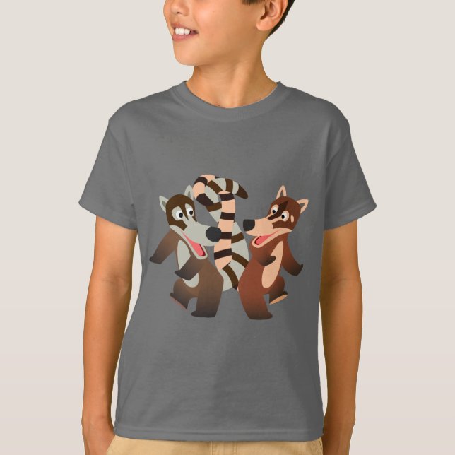 Jolie Danseuse Caricature Coatimundis T-shirt Enfa (Devant)
