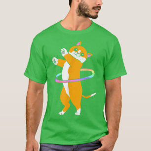 Jolie danseuse Hula Hooper Chat Hula Hoop T-shirt