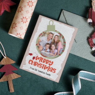 Jolie décoration Famille ou entreprise Carte de vœ