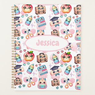Jolie école pour enfants Anime rose