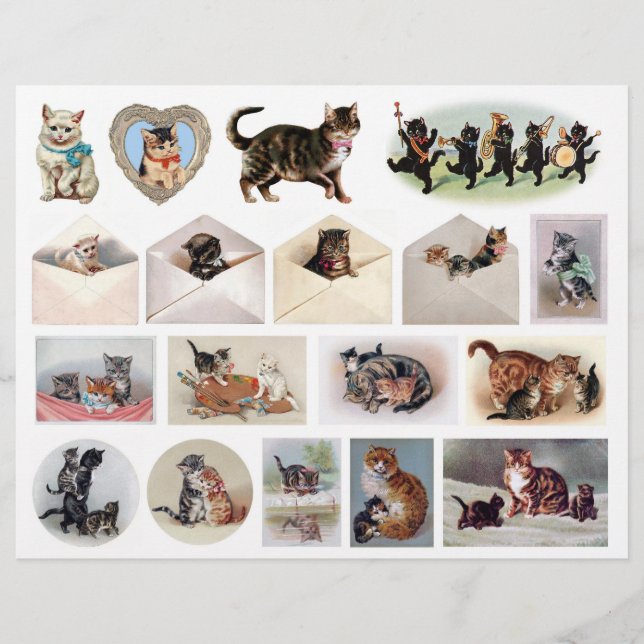 Jolie Ephemera de chat par Helena Maguire (1860-19 (Devant)