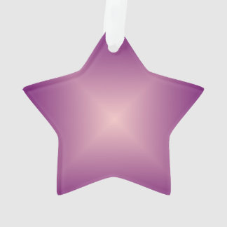 Jolie étoile rose > Ornement de Noël